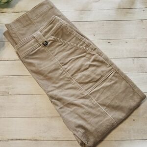 Women's Corduroy Pants in Beige - Classic Casual